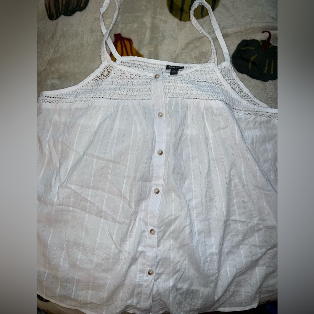 Torrid Size 0 White Tank Top